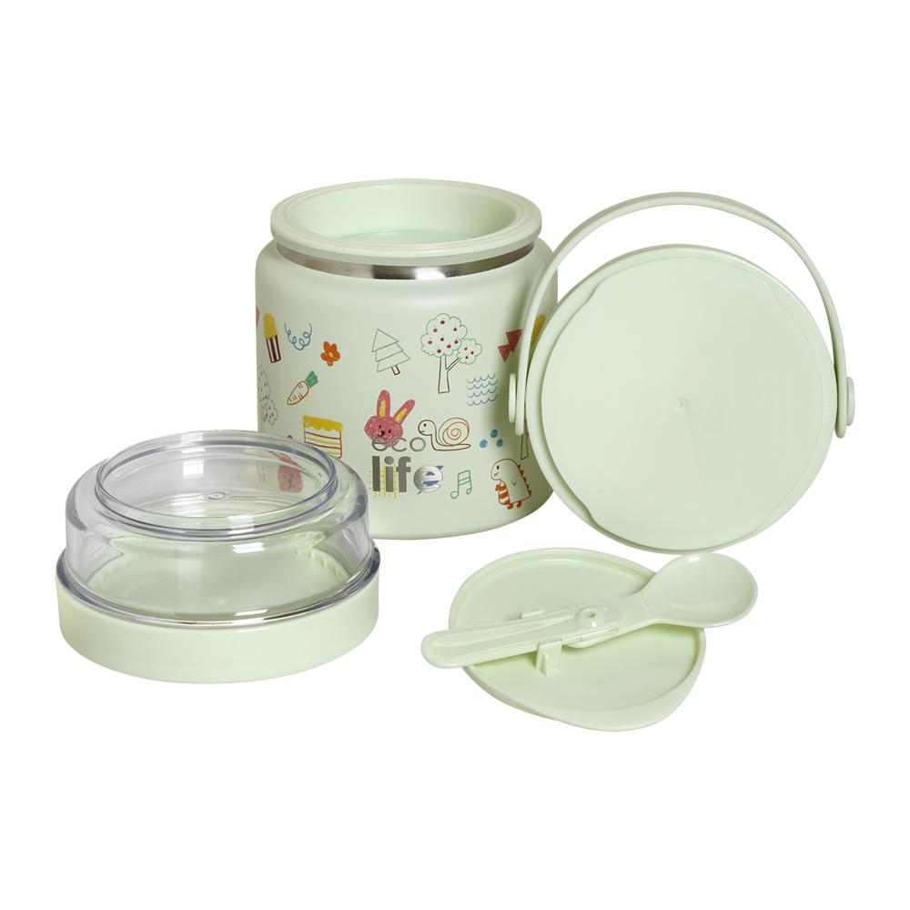food jar green doodles 03