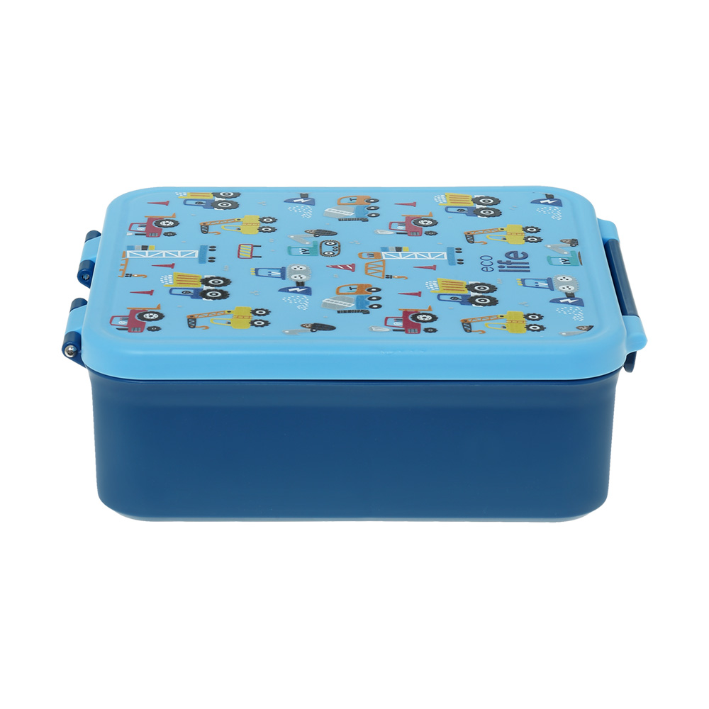 φαγητοδοχείο 1700ml blue cars 02