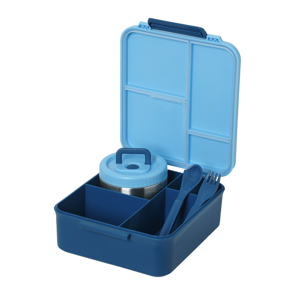 φαγητοδοχείο 1700ml blue cars 03