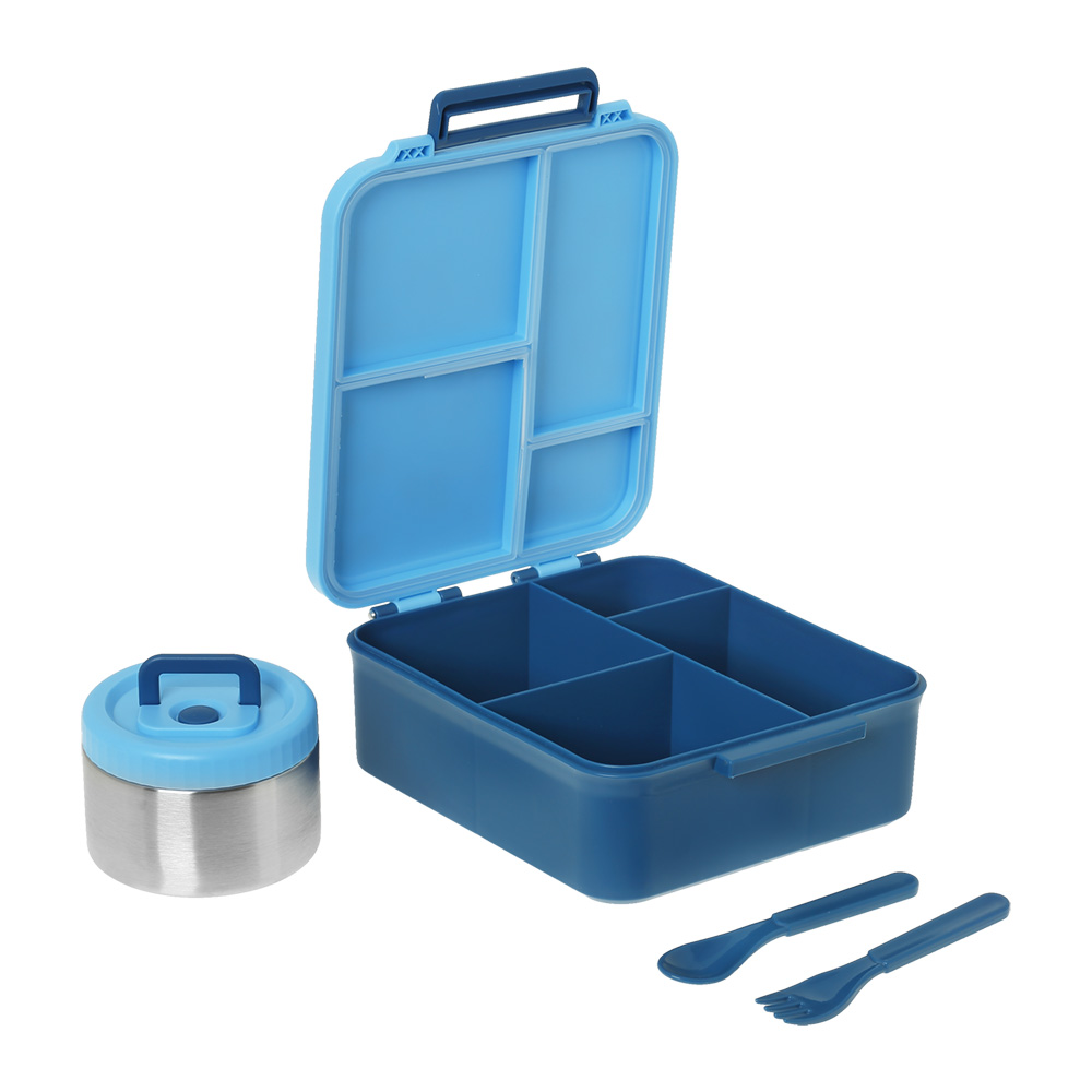 φαγητοδοχείο 1700ml blue cars 04